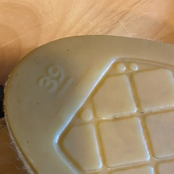 Authentic Chanel Black Leather Espadrille Shoes - Picture 15 of 16